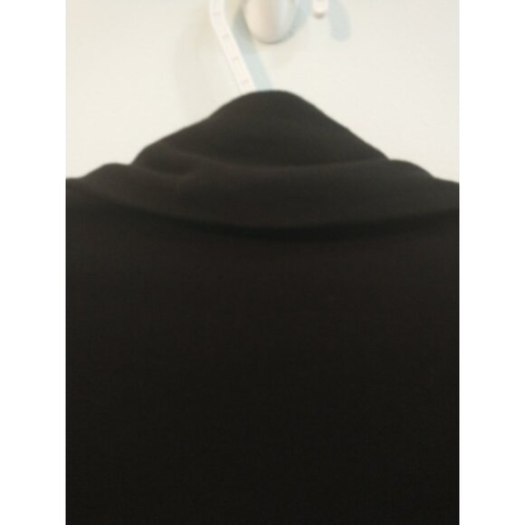CAbi Winsome Open Front Cardigan Sweater Black Long Sleeve Cotton Blend - XL - Picture 6 of 9